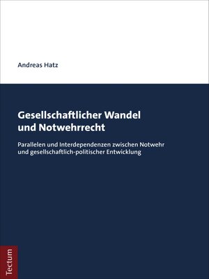 cover image of Gesellschaftlicher Wandel und Notwehrrecht